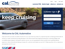 Tablet Screenshot of calautomotive.com